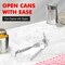 Chef Craft Durable Metal Manual Hand Can Opener with Can Tapper